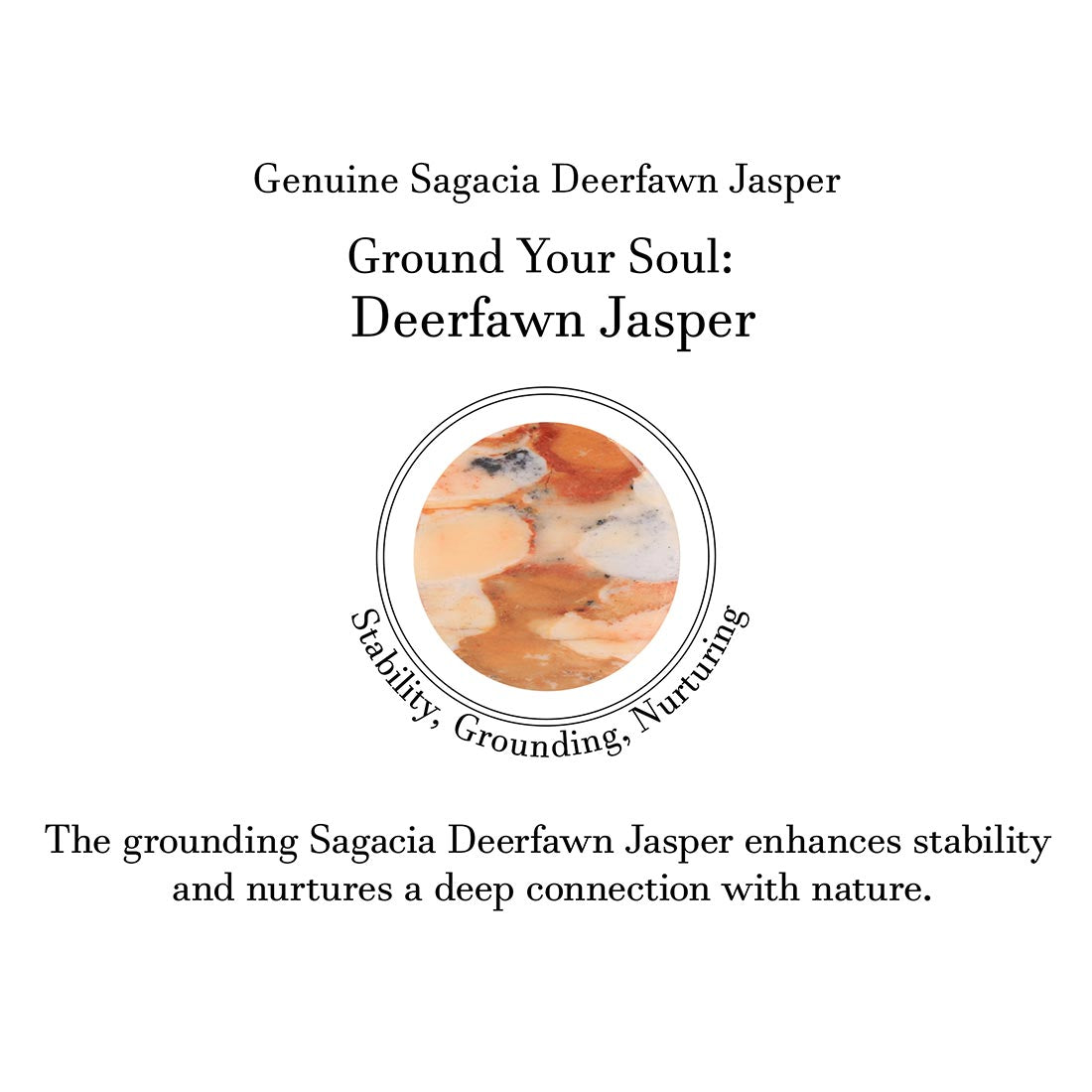 Deerfawn Jasper Adjustable Ring-(DFJ-R-25)